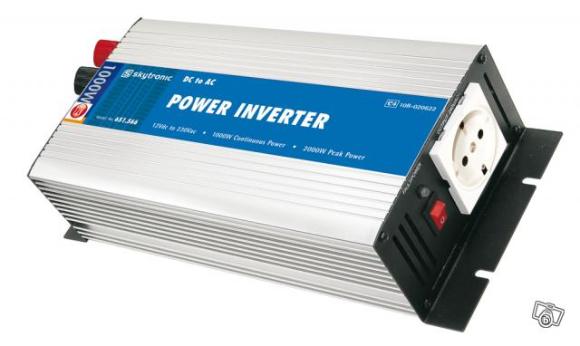 Inverters, 12V/24V till 230V 1000/2000W m.fl