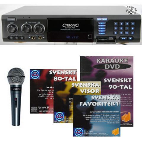 Karaoke/multimedia-växlare DVD/CD/USB/SD rea