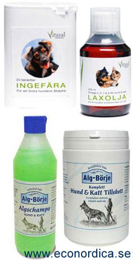 Hund/katt kosttillskott & schampo