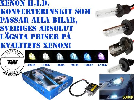 Xenon H.I.D. Kit för din bil