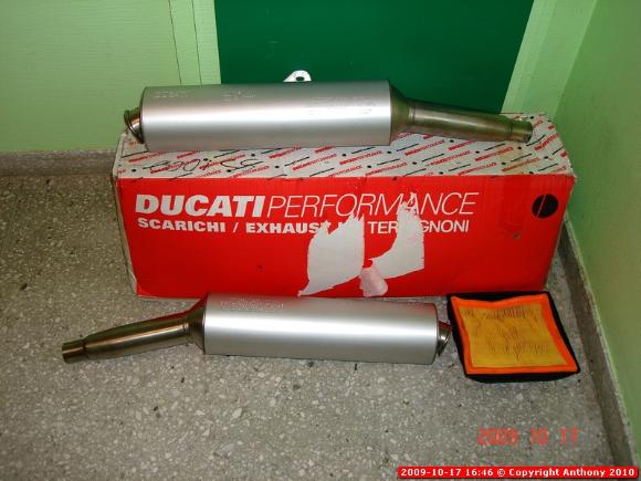 Ducati Supersport avgassystem