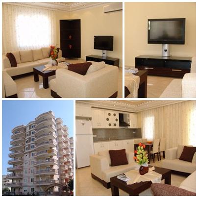 Den beste fullt møblert ny 120m2 leilighet i Alanya/Mahmutlar, 150m fra havet for 65 000 eur
