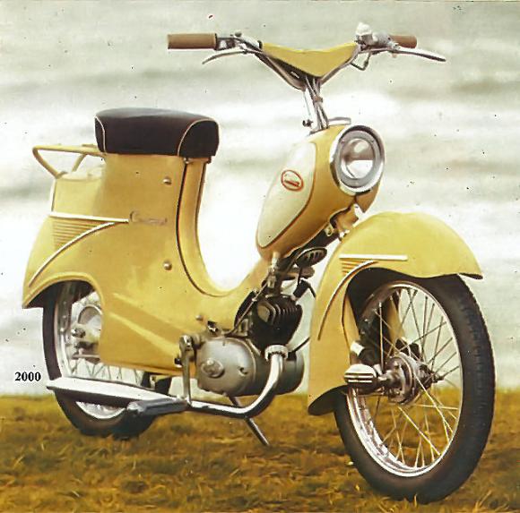 Crescent 2000 veteran-moped