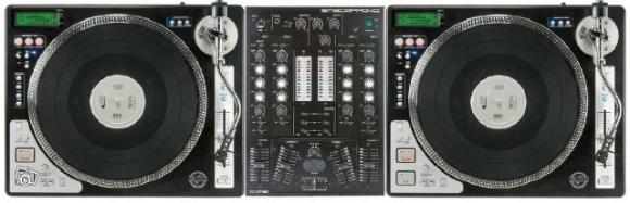 Ecler DJ-mixer +2 CD MP3 vinylspelare REA 50%