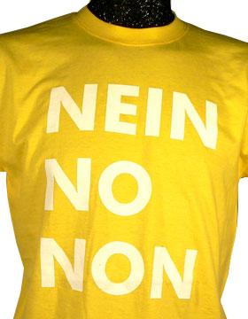 T-shirt Nein No Non