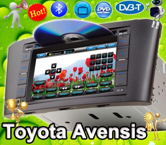 TOYOTA Avensis Bil DVD GPS Backkamera