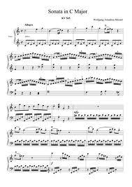 Classical piano music notes to print
