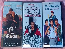 VHS filmer  från  90 - talet