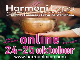 HarmoniExpo – Största alternativmässan ONLINE 24-25 oktober 2020