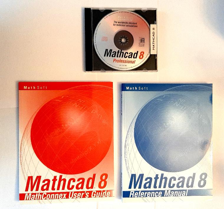 MATHCAD 8 PRO -program, +Manual och User´s Guide